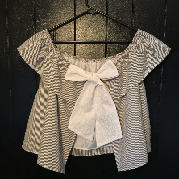 Lauren James Tops - LAUREN JAMES OVER THE SHOULDER OPEN BACK TOP SZ XL